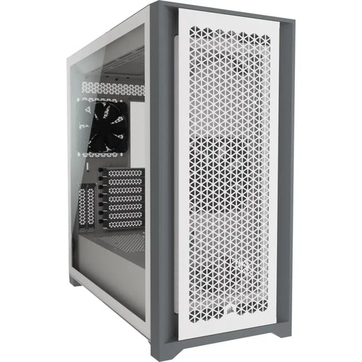 CORSAIR 5000D AIRFLOW Tempered Glass Mid-Tower ATX PC Case White - Кутии за PC<<<Кутии и