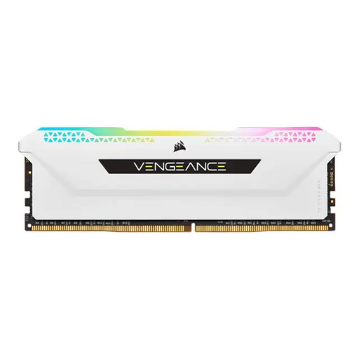 CORSAIR DDR4 16GB 2x8GB 3200MHz DIMM CL16 VENGEANCE RGB Pro SL White 1.35V XMP 2.0 - Памети за настолни