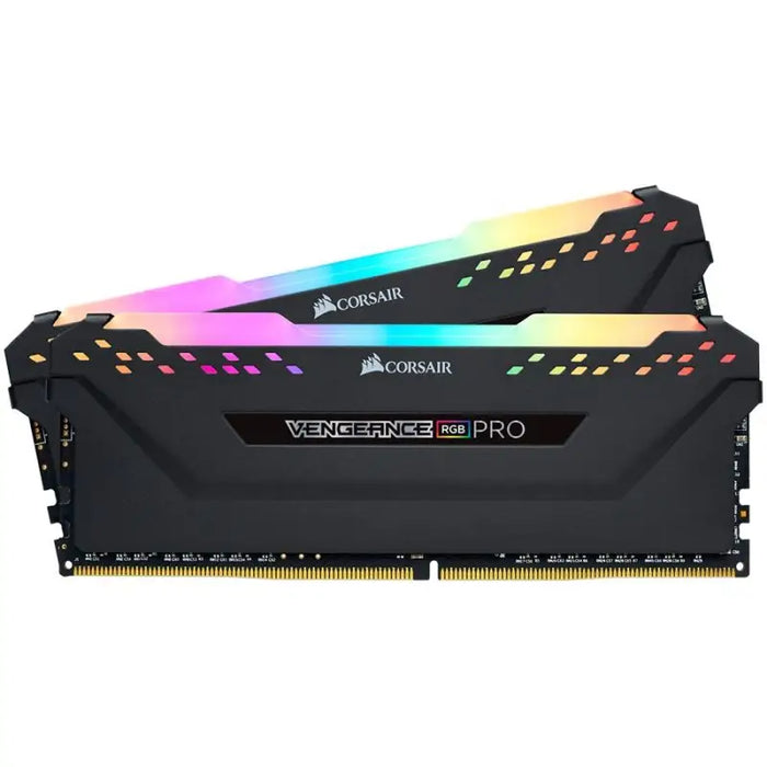 CORSAIR DDR4 32GB 2x16GB 3200MHz DIMM CL16 VENGEANCE RGB Pro SL Black 1.35V XMP 2.0 - Памети за настолни