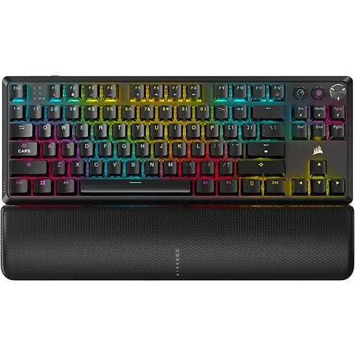 Corsair K70 CORE TKL RGB Gaming Wireless/Bluetooth Mechanical Keyboard Corsair MLX Red Switch - Геймърски