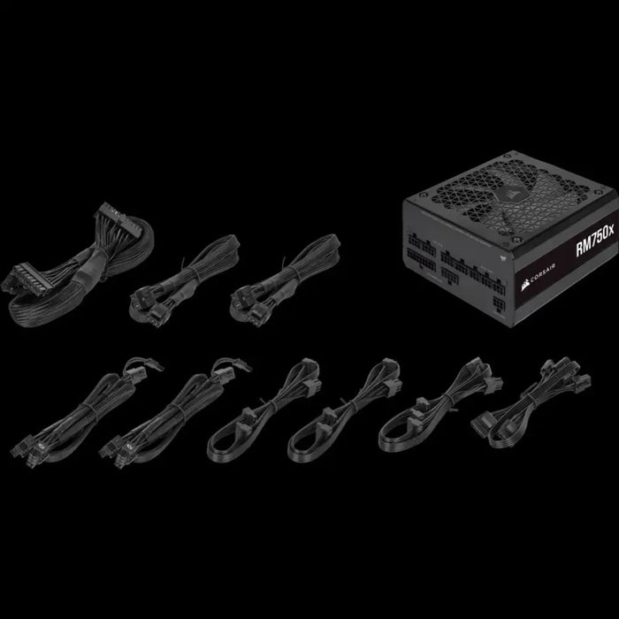 Corsair RM750x power supply unit 750 W 24-pin ATX ATX Black - Захранвания за PC<<<Захранвания<<<Компоненти<<<ALSO