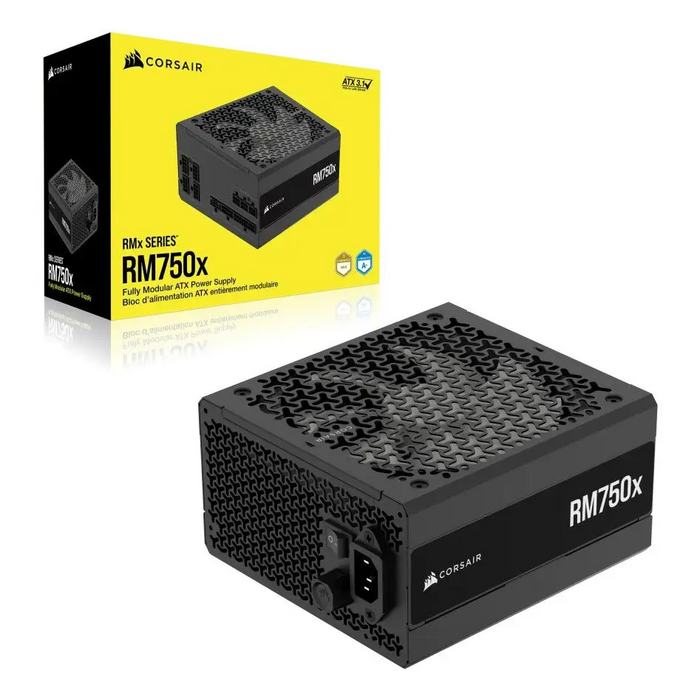 CORSAIR RMx Series RM750x 750 Watt ATX 3.0 80 PLUS GOLD Certified Fully Modular Power Supply - Захранвания за
