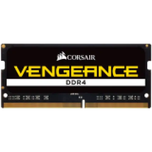 CORSAIR VENGEANCE DDR4 16GB 1x16GB 3200MHz SODIMM Unbuffered 22-22-22-53 Black PCB 1.2V - Памети за мобилни