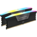 CORSAIR VENGEANCE RGB 32GB 2x16GB DDR5 5600MHz DIMM Unbuffered 40-40-40-77 XMP 3.0 Black Heatspreader RGB LED 1.25V
