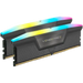 CORSAIR VENGEANCE RGB 32GB 2x16GB DIMM DDR5 6000MT/s Unbuffered 30-36-36-76 Std PMIC AMD EXPO Cool Grey Heatspreader