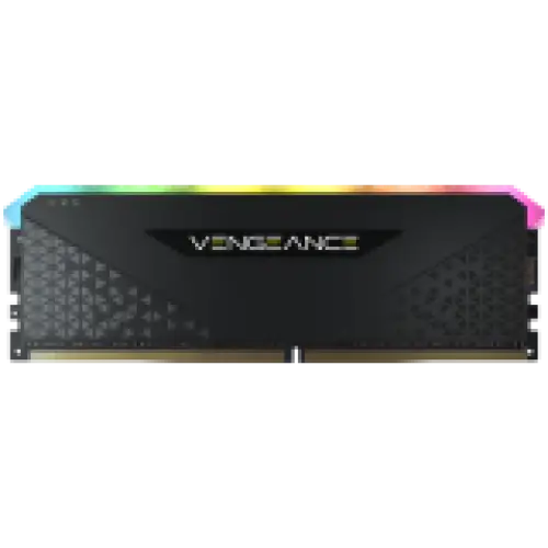 CORSAIR VENGEANCE RGB RS 16GB DDR4 3200MHz DIMM Unbuffered 16-20-20-38 Black PCB 1.35V XMP 2.0 - Памети за настолни