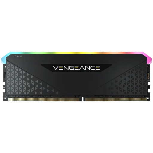 CORSAIR VENGEANCE RGB RS 16GB DDR4 3200MHz DIMM Unbuffered 16-20-20-38 Black PCB 1.35V XMP 2.0 - Памети за настолни