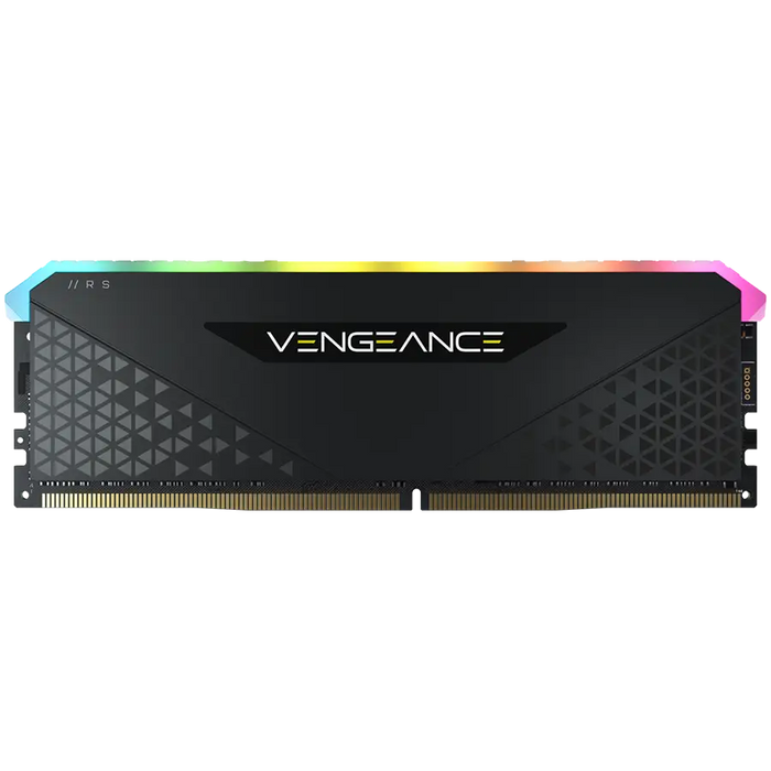 CORSAIR VENGEANCE RGB RS 16GB DDR4 3200MHz DIMM Unbuffered 16-20-20-38 Black PCB 1.35V XMP 2.0 - Памети за настолни