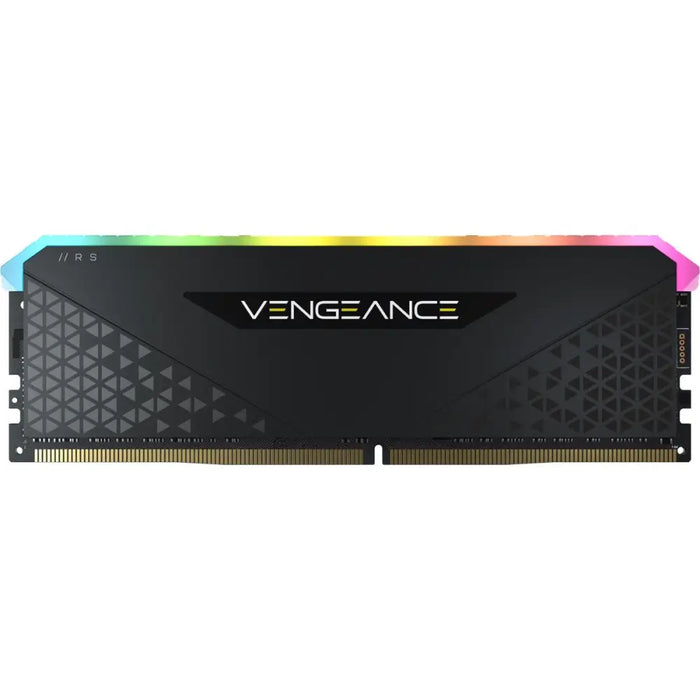 CORSAIR VENGEANCE RGB RS 8GB DDR4 3200MHz DIMM Unbuffered 16-20-20-38 Black PCB 1.35V XMP 2.0 - Памети за настолни