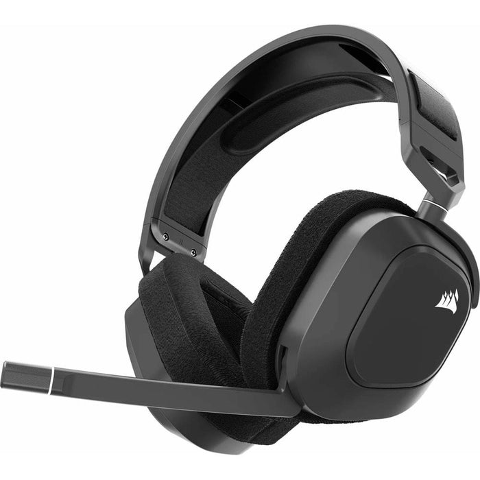 Gaming headset with microphone Corsair HS80 MAX Steel Gray wireless and bluetooth PC/PS5/PS4