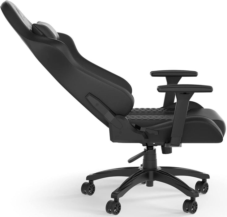Corsair TC100 RELAXED Gaming Chair - Leatherette Black/Black