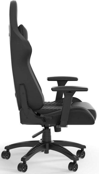 Corsair TC100 RELAXED Gaming Chair - Leatherette Black/Black