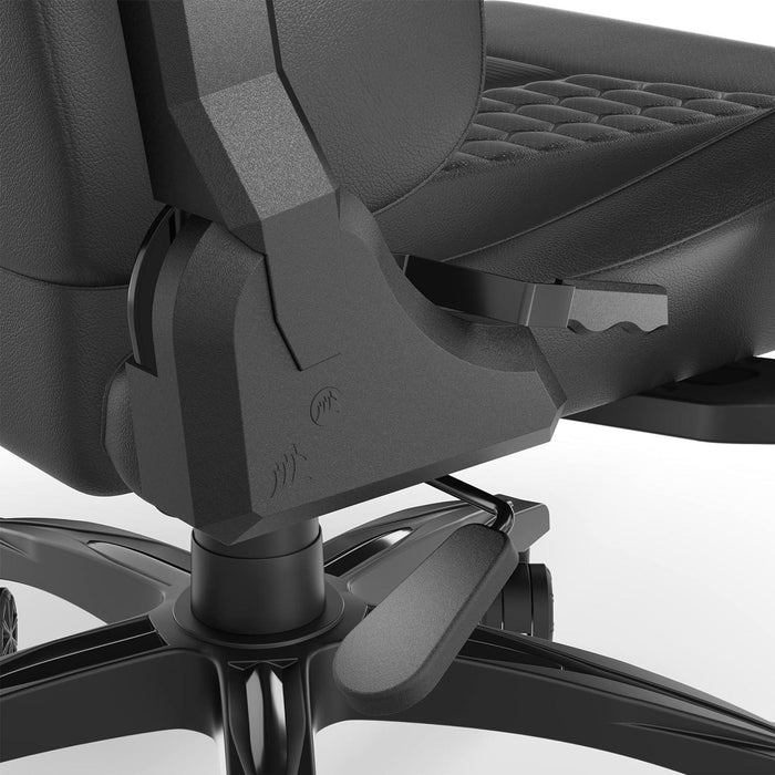 Corsair TC100 RELAXED Gaming Chair - Leatherette Black/Black
