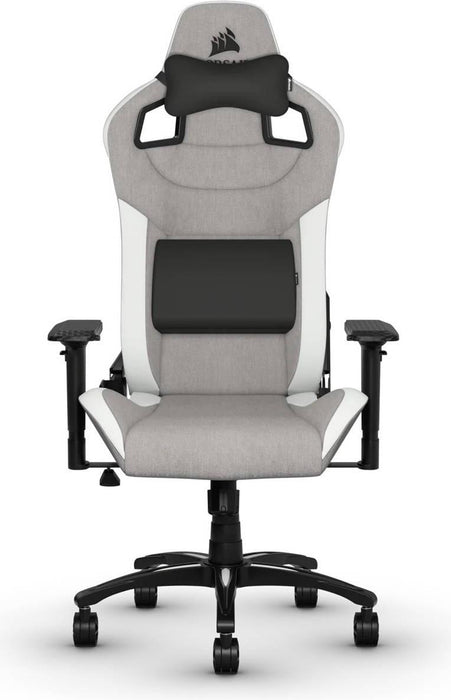 Corsair T3 RUSH Gaming Chair - Fabric Grey/White