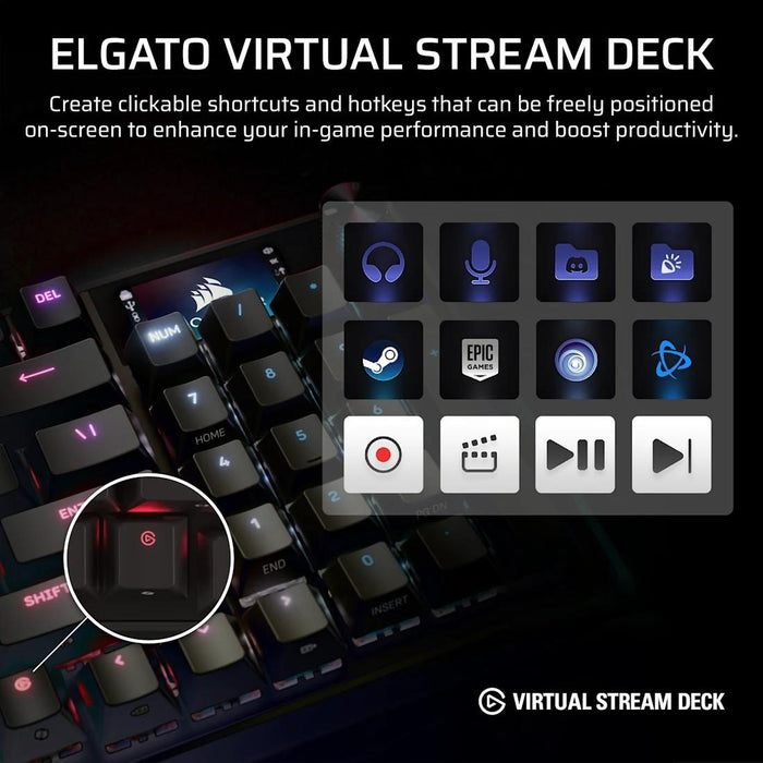 Corsair Vanguard Pro 96 Hall Effect Mechanical Gaming Keyboard - Hyperdrive Magnetic Switch