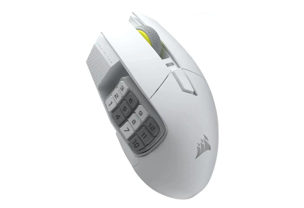 CORSAIR SCIMITAR ELITE WIRELESS SE White, 33000 DPI, Optical Gaming Mouse