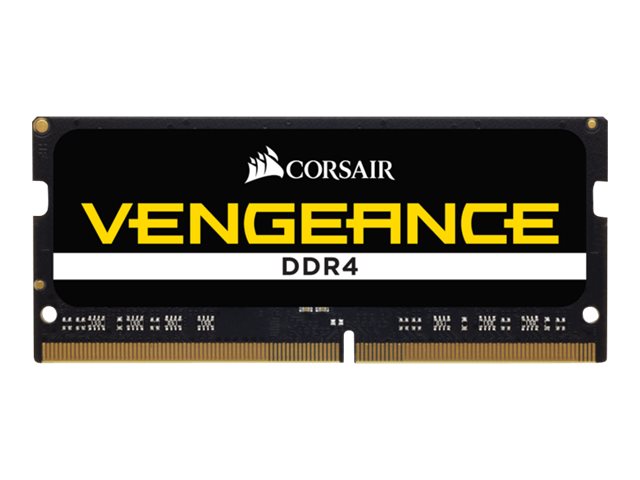 CORSAIR 16GB DDR4 2400MHz 1x260 SODIMM unbuffered 16-16-16-39 Black PCB 1.2V