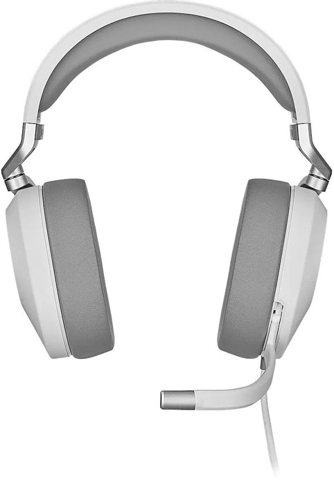 Corsair HS65 Gaming Headset with Microphone - White