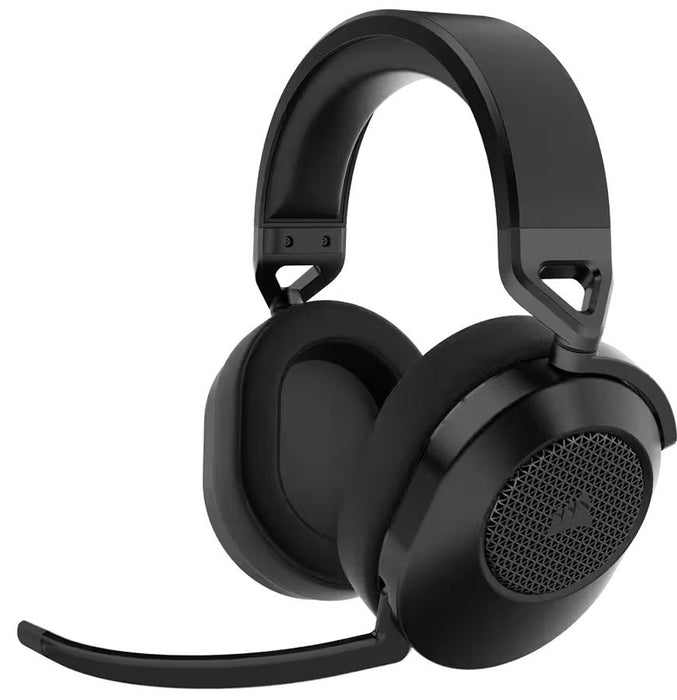 Gaming headset with microphone Corsair HS65 v2 Carbon wireless and bluetooth PC/PS5/PS4, Black