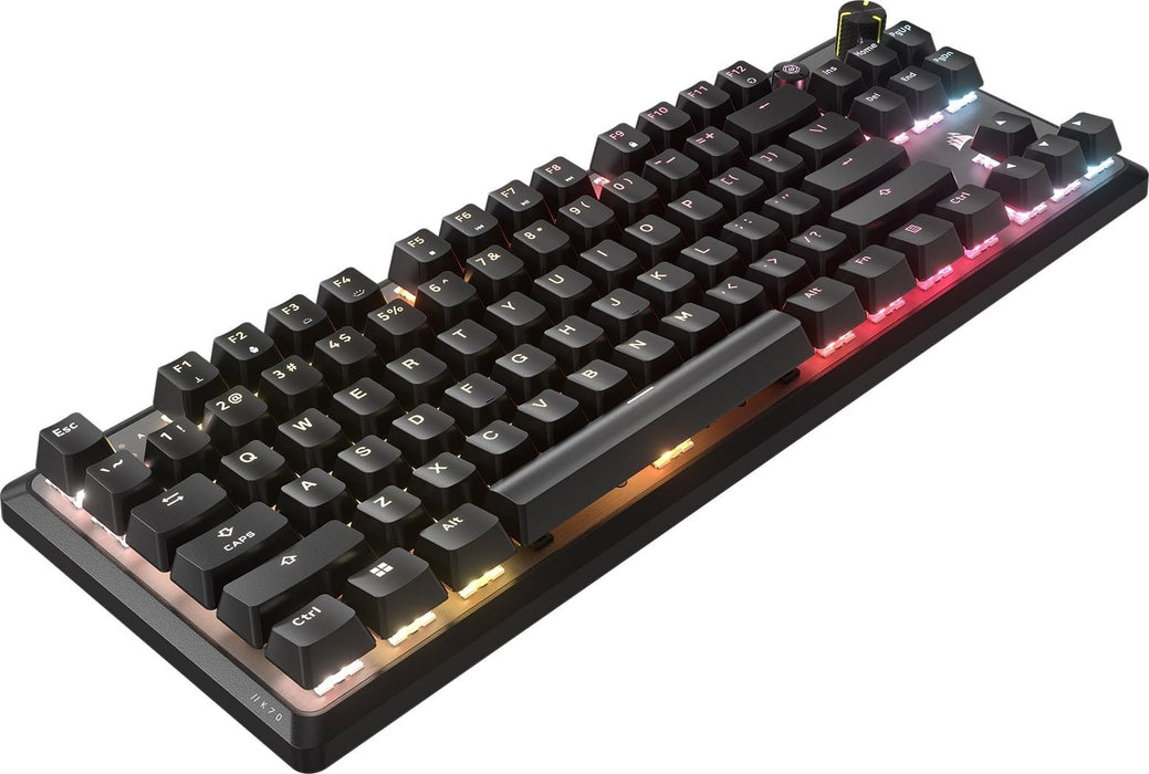 Corsair K70 RGB MK.2 Core TKL Mechanical Gaming Keyboard, Corsair MLX Red Switch
