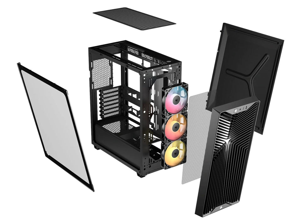 Corsair 3200D RS ARGB Mid-Tower Performance Case - Black