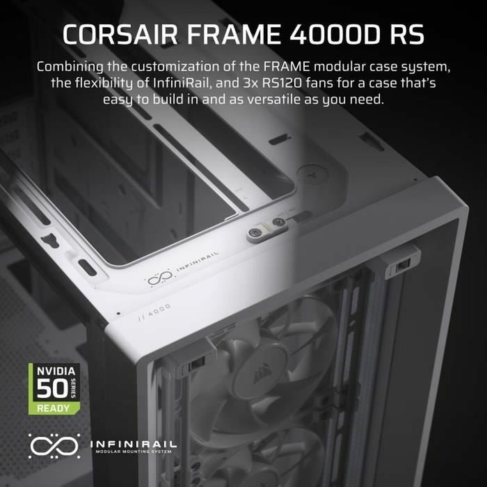 ATX Semi-tower Box Corsair White