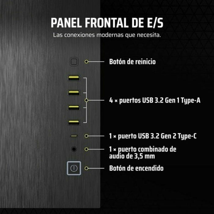 ATX Semi-tower Box Corsair 6500X Black