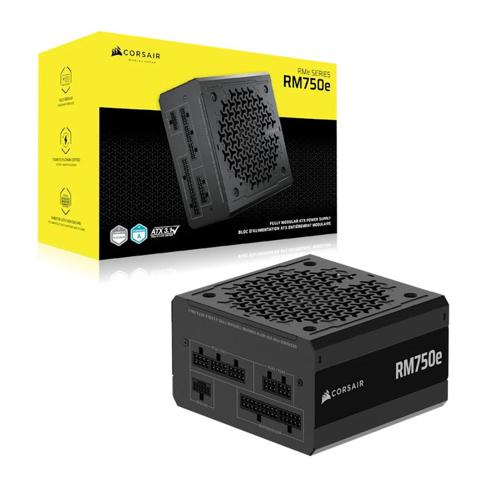 Corsair RM750e 750W 80+ Gold ATX 3.1, Fully Modular Power Supply