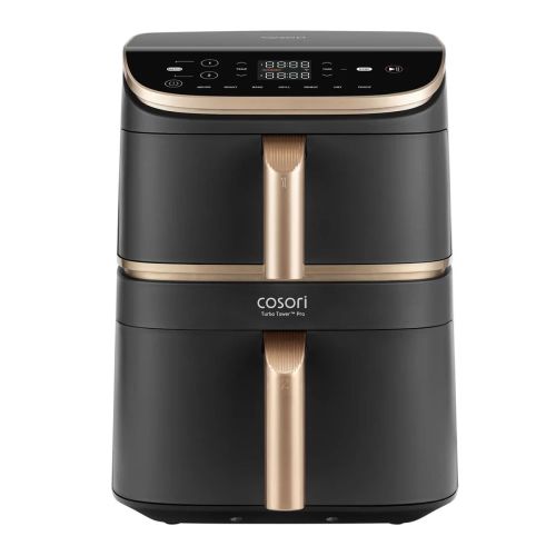 Cosori Turbo Tower Air Fryer 6.5L+4.3L Black EU KAAPAFCSSEU0246Y