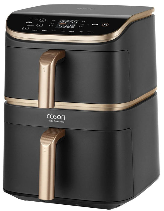 Cosori Turbo Tower Air Fryer 6.5L+4.3L Black EU KAAPAFCSSEU0246Y