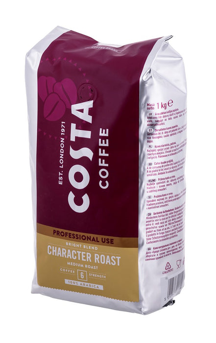 Coffee Bean COSTA PROFESSIONAL 1KG BRIGHT BL 100% ARABICA