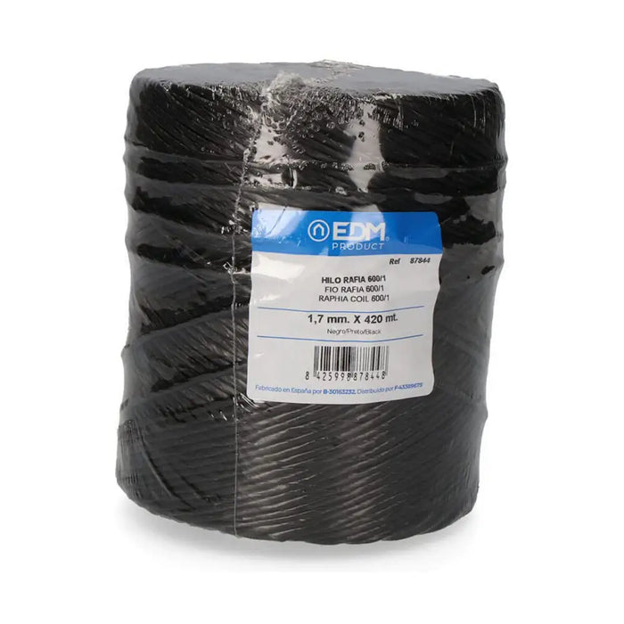 Cotton reel EDM 87844 600/1 Black Raffia - Почистване Прахосмукачки И Гладене<<<Дом Градина<<<BigBuy&&&Шевни