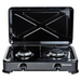 Countertop Hob Gas Ravanson K-02TB [black; 2 zone(s)] - CookersAGD-KTU<<<Home Appliance - ProductsAGD<<<ActionPL