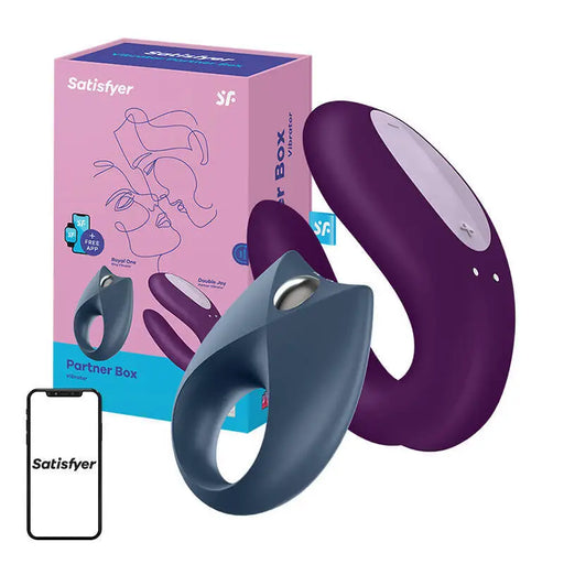 Couples Set with App Satisfyer Partner Box 2 - Vibrators<<<Erotica<<<Health and beauty<<<InnproXML