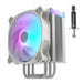 CPU active cooling Darkflash Darkair LED (heatsink + fan 120x120) white - Active cooling<<<Computer