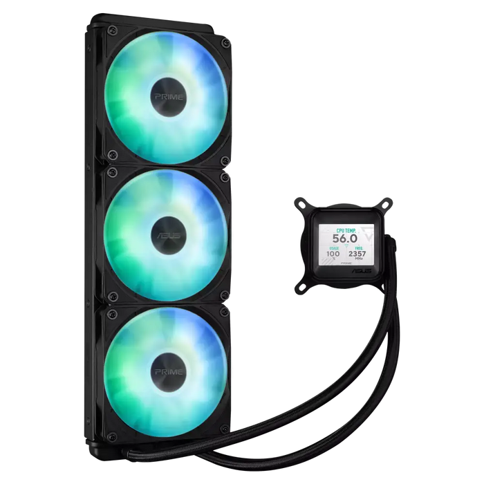 CPU Cooler ASUS PRIME LC 360 ARGB LCD - Охладители за процесори<<<Компютърни компоненти<<<ValiAPI