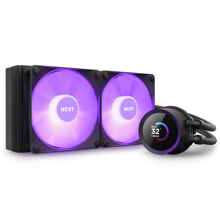 CPU Cooler NZXT Kraken 240 RGB Black LCD Display - Охладители за процесори<<<Компютърни