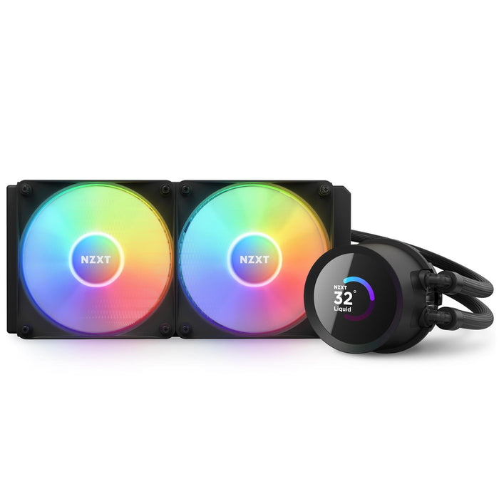 CPU Cooler NZXT Kraken 240 RGB Black LCD Display - Охладители за процесори<<<Компютърни