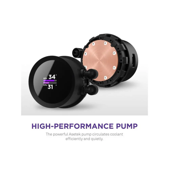 CPU Cooler NZXT Kraken 360 Black 1.54 ’LCD Display - Охладители за процесори<<<Компютърни