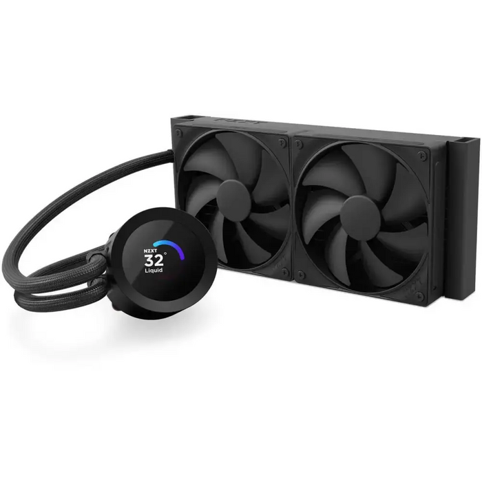 CPU Cooler NZXT Kraken Plus 240 LCD Display - Black - Охладители за процесори<<<Компютърни