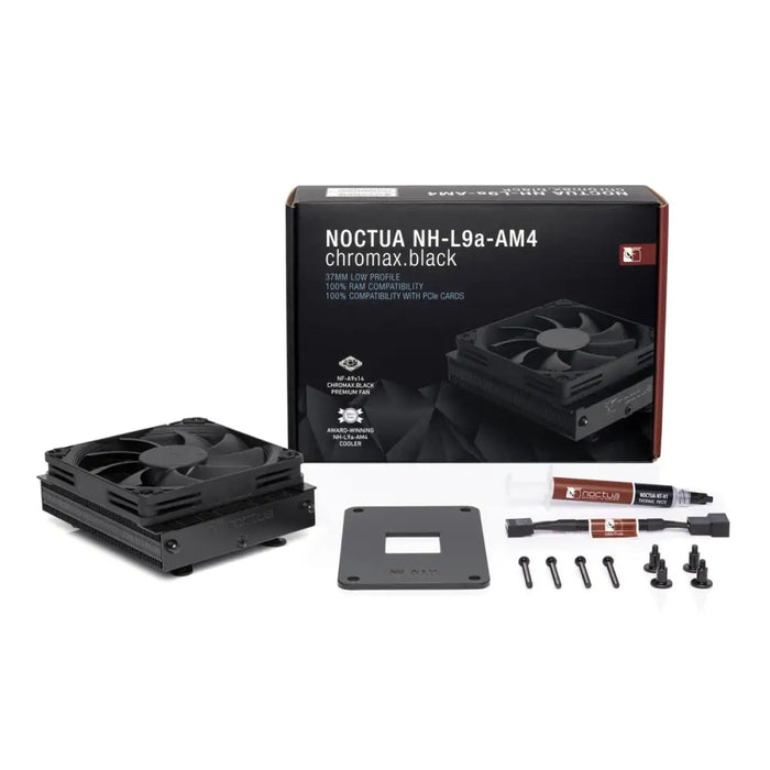 CPU Fan Noctua NH-L9a-AM4 chromax.black - Охлаждане<<<Компютър Мрежи и компоненти<<<Компютри|