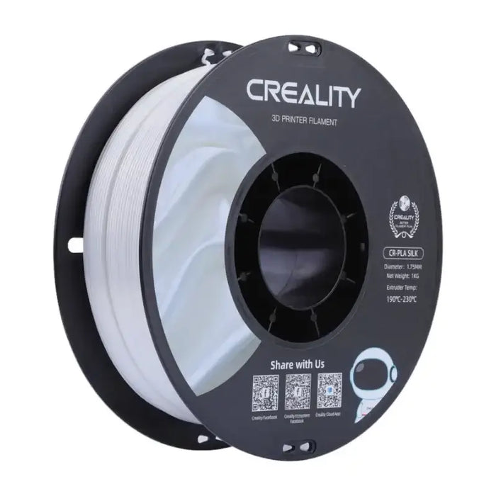 CR-Silk PLA Filament Creality (White) - Filaments<<<3D Printing<<<Creative Technologies<<<InnproXML