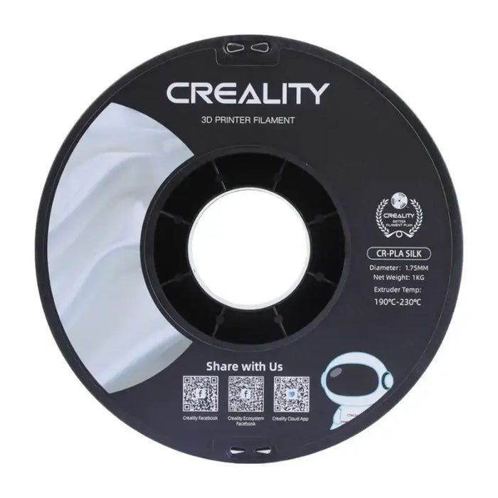CR-Silk PLA Filament Creallity (Silver) - Filaments<<<3D Printing<<<Creative Technologies<<<InnproXML