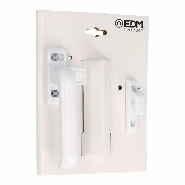 Crank EDM 85456 6801 White Aluminium Left Pressure closure - Сигурност Удома<<<Дом Градина<<<BigBuy&&&Системи за