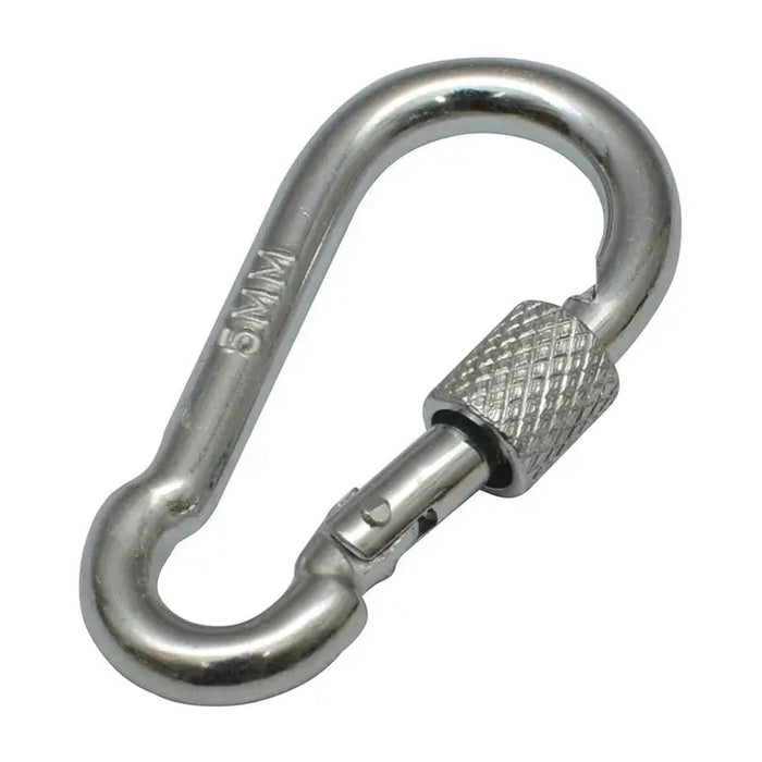 CRAPO CARABINER WITH 5MM FIXO NUT - Такелаж<<<Въжета и вериги<<<Инструменти и железария<<<Praktiker