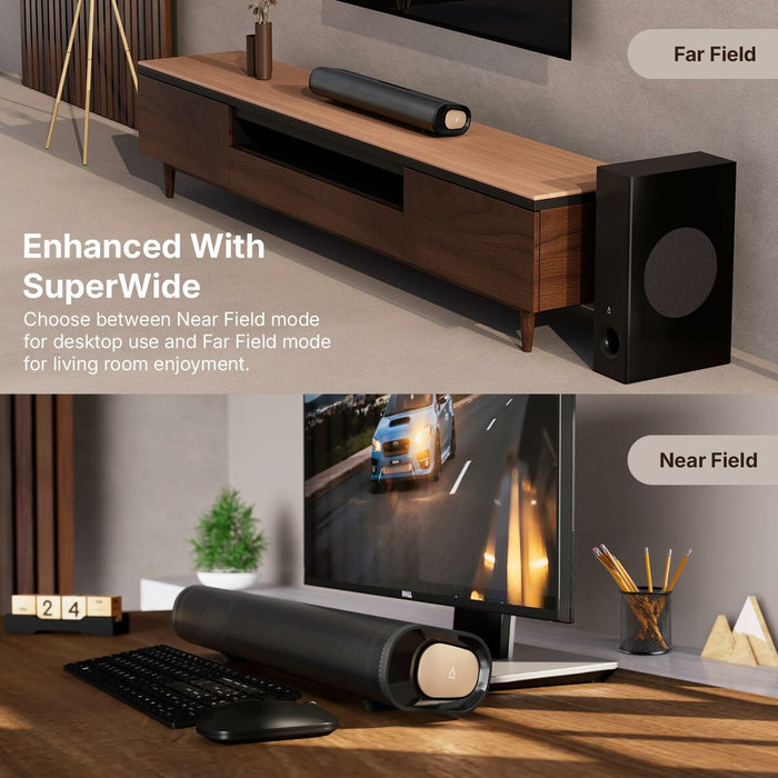 Sound system 2.1 Creative Stage Pro 160W - Dolby Atmos - Black