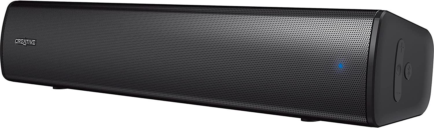 Bluetooth soundbar Creative STAGE AIR V2, 2.0, USB-C, Aux-in, 10W, Black