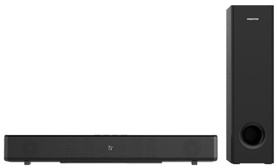 Sound system 2.1 Creative Stage 360, Bluetooth 5.0, Dolby Atmos, HDMI 2.0, ARC, Black