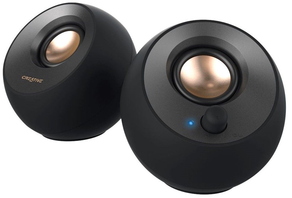 Sound system Creative PEBBLE V2, USB-C, 2 x 4W, Black