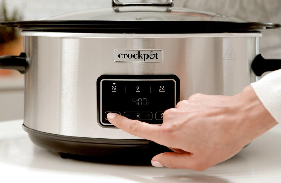 Crock-Pot CSC112X 6.5-litre slow cooker (silver)